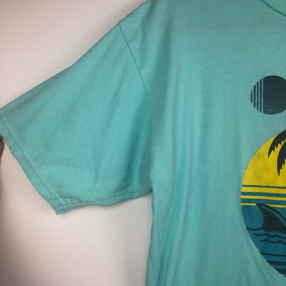OBEY Problems In Paradise T-SHIRT Turquoise Large - Picture 4 of 5